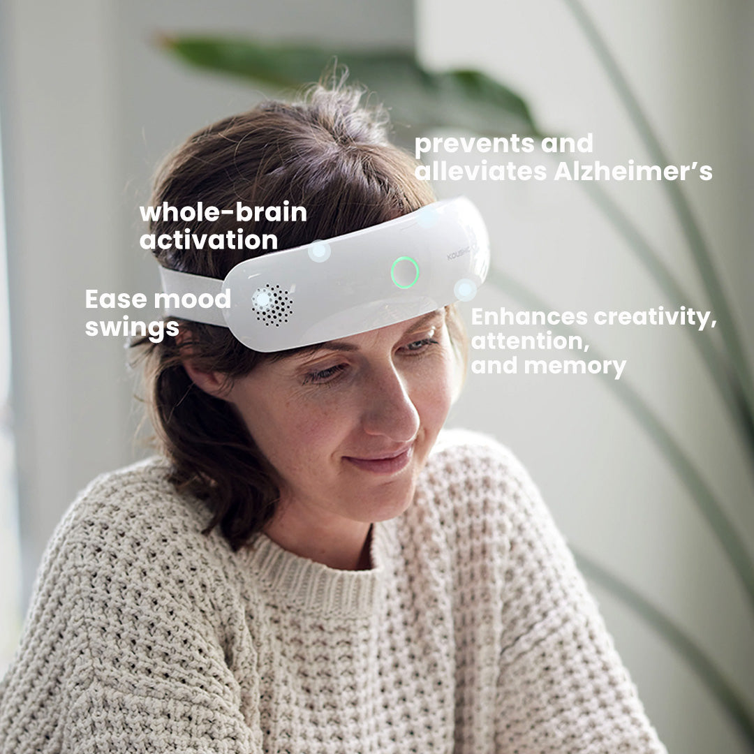 Koushicare 40HZ Gamma Light Therapy BrainBand